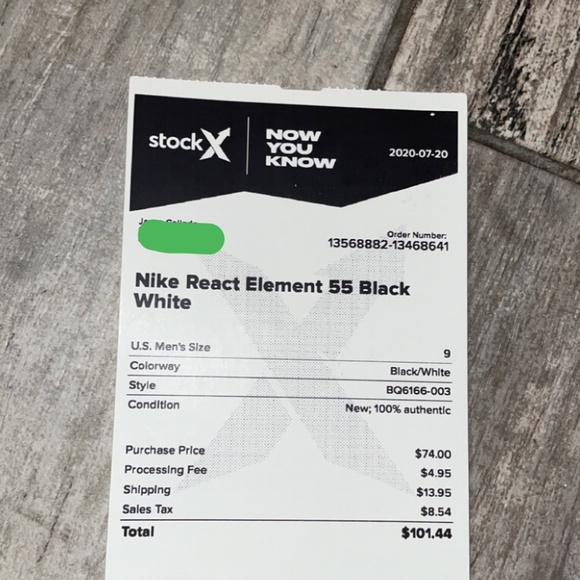 Nike react 55 Black and white - Picture 4 of 5